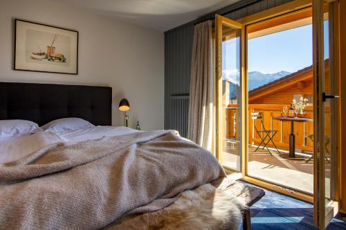 Balcony/terrace, Shed HOTEL in Verbier Balcony/terrace, Shed HOTEL in Verbier