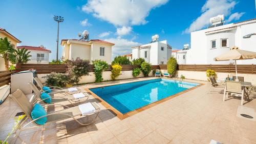 This photo about Rent Private Villa 003 Ayia Napa Holiday home shared on HyHotel.com