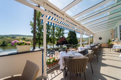 Balcony/terrace, Hotel Zur Traube in urzig Balcony/terrace, Hotel Zur Traube in urzig