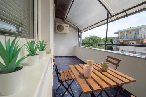 Erkély/terasz, Central 1-bedroom apartment (50sqm) - Duke in Rotkvarija Erkély/terasz, Central 1-bedroom apartment (50sqm) - Duke in Rotkvarija