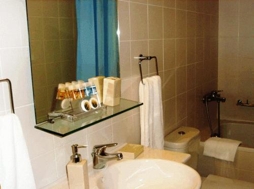 Fürdőszoba, Dioscouri Hotel in Sparti Fürdőszoba, Dioscouri Hotel in Sparti
