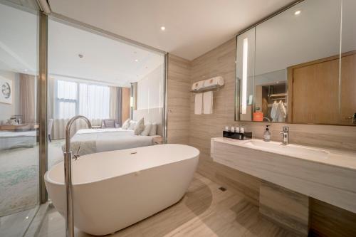 Salle de bain, Wuhan Hongguang Hotel in Wuhan Salle de bain, Wuhan Hongguang Hotel in Wuhan
