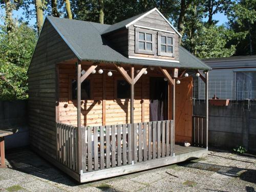 Exterior view, Detached Chalet in Zeeland with Garden and Barbecue in Zeeland Exterior view, Detached Chalet in Zeeland with Garden and Barbecue in Zeeland
