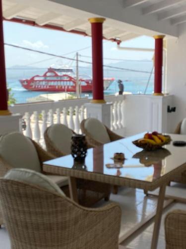 Balcony/terrace, Oasis Grand House-large balcony with sea view in Euboea Balcony/terrace, Oasis Grand House-large balcony with sea view in Euboea