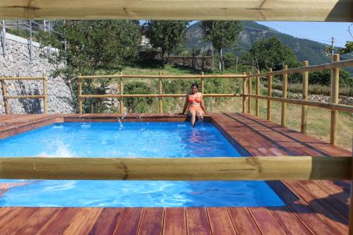 Swimming pool, Panariello Palace in Agerola Swimming pool, Panariello Palace in Agerola