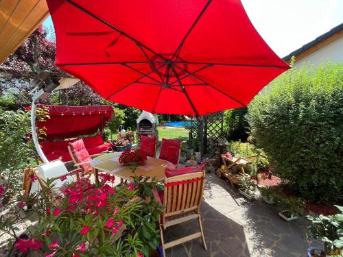 Balcony/terrace, Pension Neue Messe in Rackwitz Balcony/terrace, Pension Neue Messe in Rackwitz