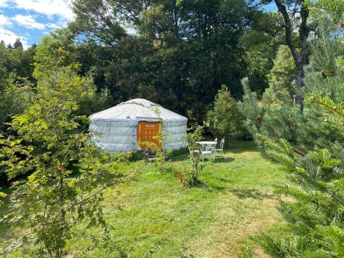 Kilátás, Eco Yourte Les Airelles in Saint-Antheme Kilátás, Eco Yourte Les Airelles in Saint-Antheme