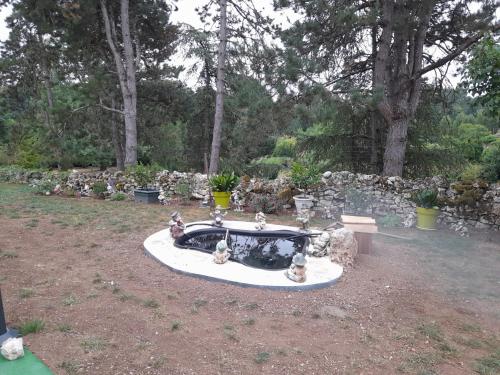 Kilátás, CHEZ VIVIANE in Celles Sur Belle Kilátás, CHEZ VIVIANE in Celles Sur Belle