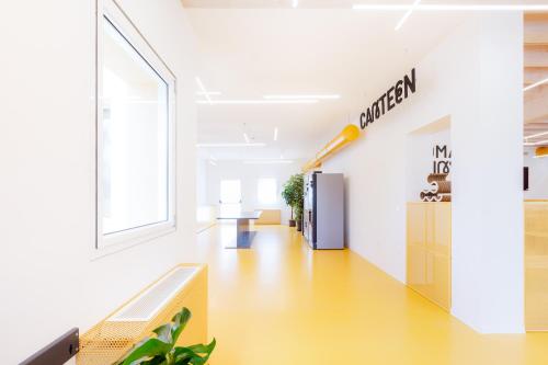 Előcsarnok, Nomad Hostel near Treviso-Sant'Angelo repülőtér Előcsarnok, Nomad Hostel near Treviso-Sant'Angelo repülőtér