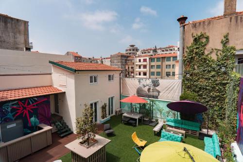 발코니/테라스, 가든 하우스 호스텔 (Garden House Hostel) in 포르투 발코니/테라스, 가든 하우스 호스텔 (Garden House Hostel) in 포르투