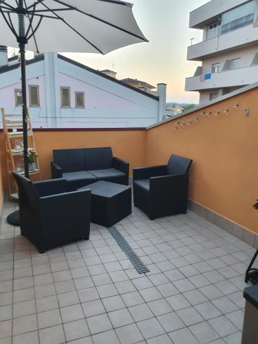 Balcony/terrace, Bella Alba Apartment on the beach in Alba Adriatica Balcony/terrace, Bella Alba Apartment on the beach in Alba Adriatica