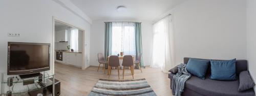 Közös társalgó / TV, Solomon Apartments Ap 3 in Ernei Közös társalgó / TV, Solomon Apartments Ap 3 in Ernei