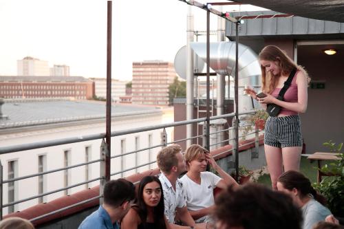 balkon/terras, Maverick Central Market in Budapest balkon/terras, Maverick Central Market in Budapest