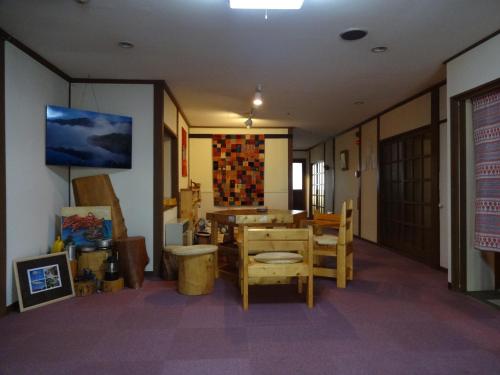 Lobby, Oomukou Ryokan in Hakuba Lobby, Oomukou Ryokan in Hakuba
