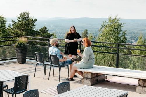 Balcony/terrace, Lapland Hotels Sky Ounasvaara in Rovaniemi Balcony/terrace, Lapland Hotels Sky Ounasvaara in Rovaniemi