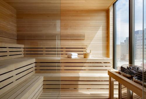 Sauna, Hyatt Place Montreal Downtown near Berri-UQAM Metro Station Sauna, Hyatt Place Montreal Downtown near Berri-UQAM Metro Station