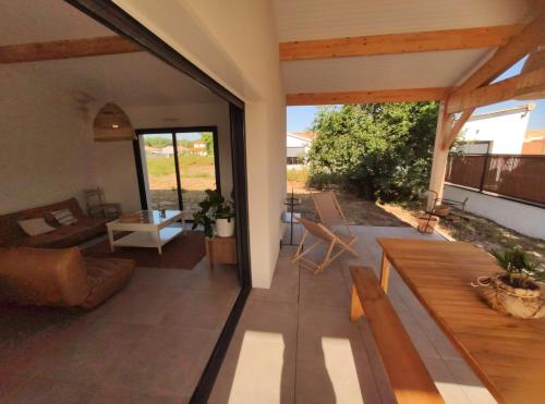Balcony/terrace, penates oceanes in Vensac Balcony/terrace, penates oceanes in Vensac