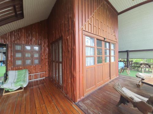 陽台/露台, Baan Thabthong Homestay (บ้านทับทอง โฮมสเตย์) in 查王 陽台/露台, Baan Thabthong Homestay (บ้านทับทอง โฮมสเตย์) in 查王