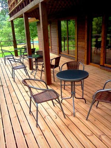 Erkély/terasz, Reimani Holiday House in Viljandimaa Erkély/terasz, Reimani Holiday House in Viljandimaa