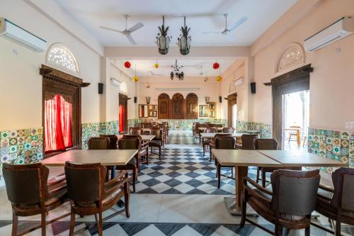 Salón de banquetes, Vivaana Culture Hotel in Mandawa Salón de banquetes, Vivaana Culture Hotel in Mandawa