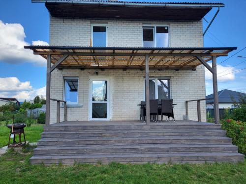 Vasarnamis su terasa in Verkių Riešė Vasarnamis su terasa in Verkių Riešė