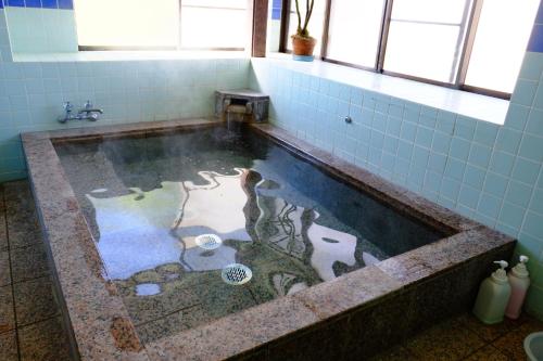 Hot spring bath, Onsen Minshuku Maruyaso in Fujikawaguchiko Hot spring bath, Onsen Minshuku Maruyaso in Fujikawaguchiko