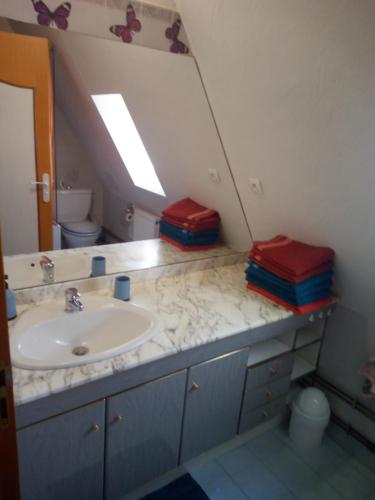 Baño, GITE LA GRANDE AVALOUX in Montbazon Baño, GITE LA GRANDE AVALOUX in Montbazon
