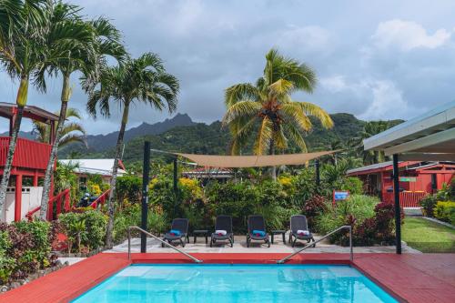 Uitzicht, Kiikii Inn & Suites in Avarua Uitzicht, Kiikii Inn & Suites in Avarua