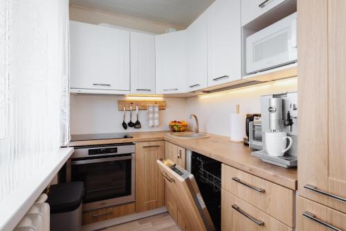 Kitchen, Kuuse 4 Apartment with 2 bedrooms in Haapsalu Kitchen, Kuuse 4 Apartment with 2 bedrooms in Haapsalu