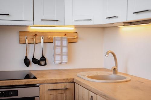キッチン, Kuuse 4 Apartment with 2 bedrooms in ハープサル キッチン, Kuuse 4 Apartment with 2 bedrooms in ハープサル