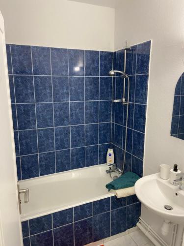 Bathroom, Bel appartement spacieux, lumineux avec parking in Ris-Orangis Bathroom, Bel appartement spacieux, lumineux avec parking in Ris-Orangis
