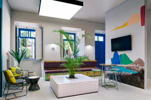 共用Lounge/電視區, JO&JOE Rio de Janeiro Largo do Boticario in 里約熱內盧 共用Lounge/電視區, JO&JOE Rio de Janeiro Largo do Boticario in 里約熱內盧