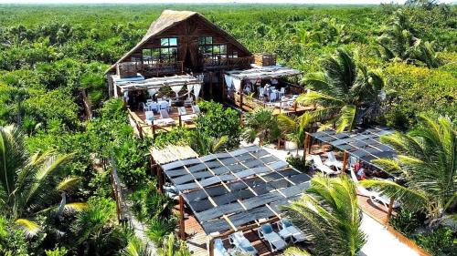 A szálláshely kívülről, Casa Hayhu in Mahahual A szálláshely kívülről, Casa Hayhu in Mahahual