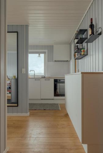 מטבח, Cozy 2-bedroom house with a fantastic view in Hósvík מטבח, Cozy 2-bedroom house with a fantastic view in Hósvík