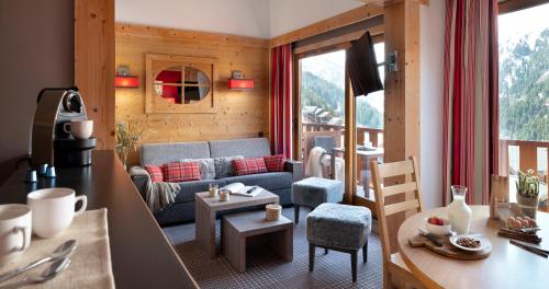 Terraza/balcón, Residence Pierre & Vacances Premium les Crets in Meribel Terraza/balcón, Residence Pierre & Vacances Premium les Crets in Meribel