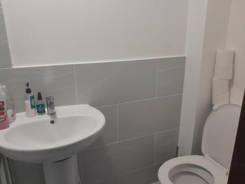 Bathroom, Lovely 1-Bed Studio in London in Wembley Bathroom, Lovely 1-Bed Studio in London in Wembley