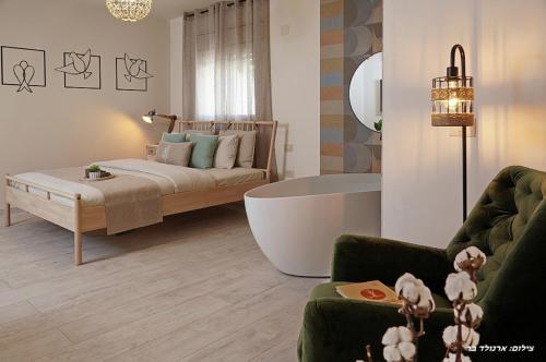 Bed, Anise Suites in Livnim Bed, Anise Suites in Livnim