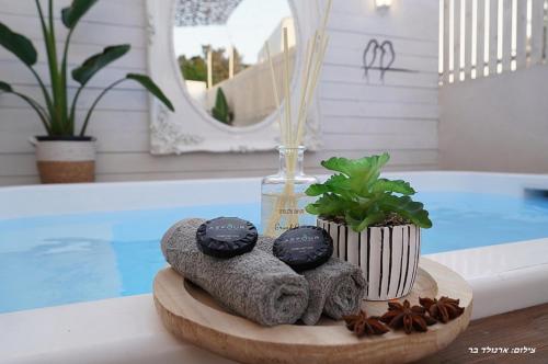 Swimming pool, Anise Suites in Livnim Swimming pool, Anise Suites in Livnim