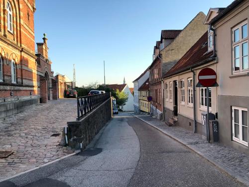 A környék, Huset ved springvandet in Randers városközpont A környék, Huset ved springvandet in Randers városközpont