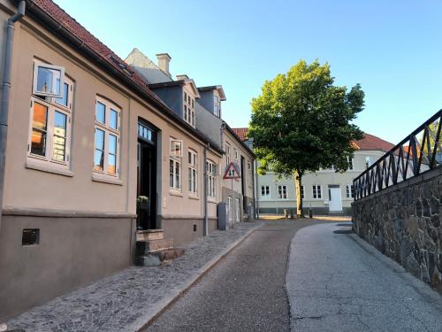 Kilátás, Huset ved springvandet in Randers városközpont Kilátás, Huset ved springvandet in Randers városközpont