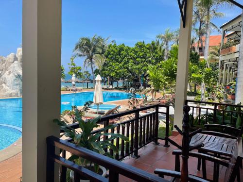 balkon/taras, Tien Dat Resort in Phan Thiet balkon/taras, Tien Dat Resort in Phan Thiet