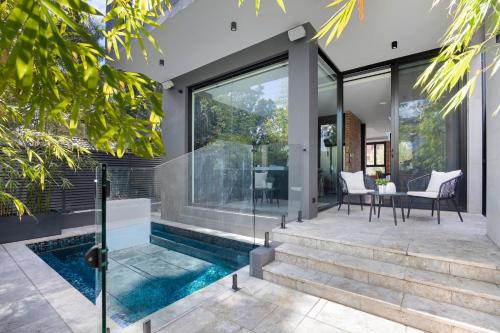 Swimming pool, The Arc Bondi Beach in Bellevue Hill Swimming pool, The Arc Bondi Beach in Bellevue Hill