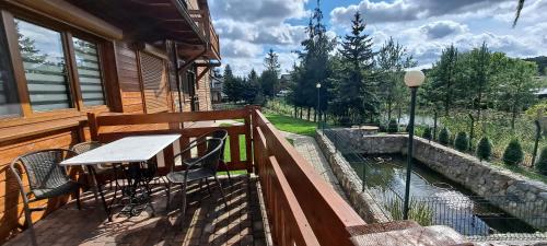 Erkély/terasz, Apartamenty Nad Stawem in Powidz Erkély/terasz, Apartamenty Nad Stawem in Powidz