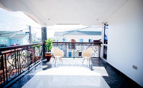Balkong/terasse, Aduk Guest House Airport City Accra in Dzorwulu Balkong/terasse, Aduk Guest House Airport City Accra in Dzorwulu