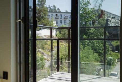 발코니/테라스, All in one Loft with Balcony and Free parking in 리딘고 발코니/테라스, All in one Loft with Balcony and Free parking in 리딘고