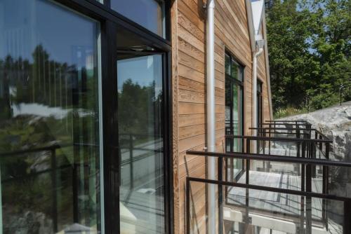 발코니/테라스, All in one Loft with Balcony and Free parking in 리딘고 발코니/테라스, All in one Loft with Balcony and Free parking in 리딘고