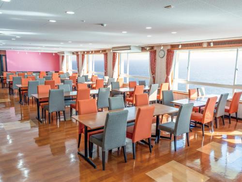 餐廳, 34平方米開放式公寓 (東伊豆) - 有1間私人浴室 (Atagawa onsen Blue Ocean) in 伊豆 餐廳, 34平方米開放式公寓 (東伊豆) - 有1間私人浴室 (Atagawa onsen Blue Ocean) in 伊豆