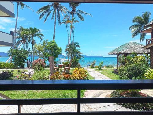 Balcony/terrace, Ausan Beach Front Cottages in San Vicente Balcony/terrace, Ausan Beach Front Cottages in San Vicente