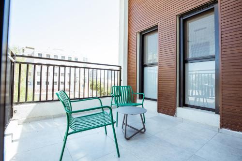 Balcony/terrace, הרצל בוטיק מבית דומוס - Herzl Boutique Apartments by Domus in Beer Sheva Balcony/terrace, הרצל בוטיק מבית דומוס - Herzl Boutique Apartments by Domus in Beer Sheva