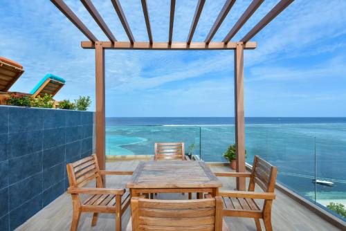 Balcony/terrace, Triton Prestige Seaview and Spa in South Male Atoll Balcony/terrace, Triton Prestige Seaview and Spa in South Male Atoll